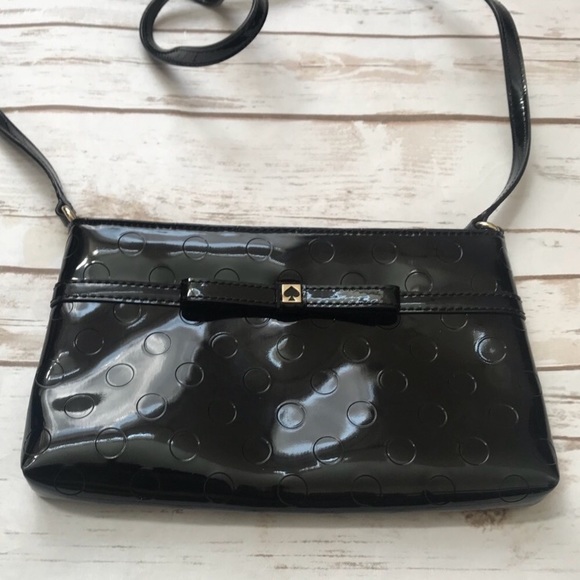 Kate Spade Camellia Street Black Patent Crossbody - Picture 3 of 4